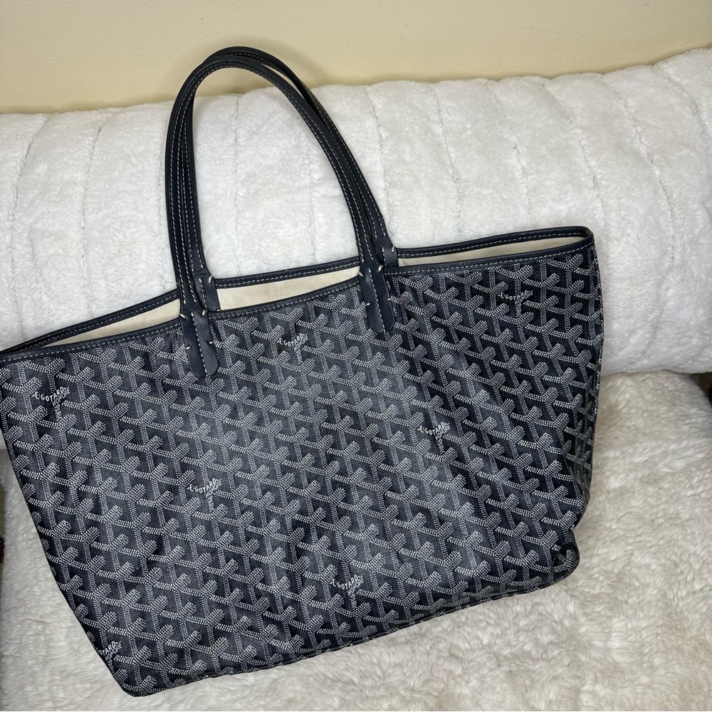 Goyard Black & Gray St. Louis GM Tote - Picture 2 of 10